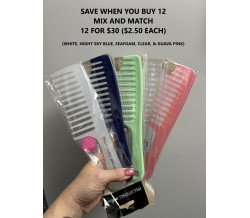 12 DETANGLER COMB MIX AND MATCH