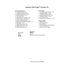 AWAPUHI WILD GINGER EXCLUSIVE KIT