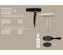 PM DRY PROMO WITH BRUSH AND SERUM