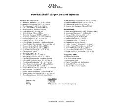 PM LARGE CARE AND STYLE KIT