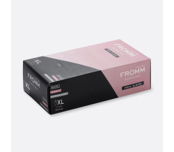 FROMM BLACK DISPOSABLE GLOVES EX-LARGE