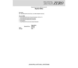 PM COLOR ZERO STYLIST OFFER